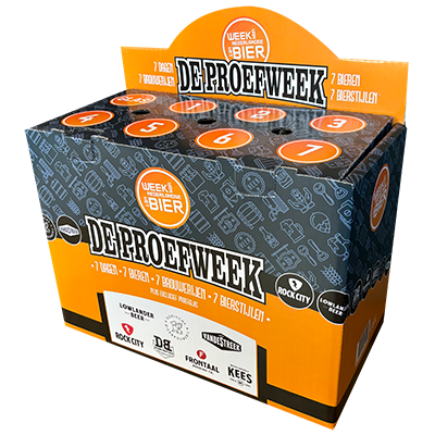 NL Bier Proefweek Doos 7 bieren + Glas 