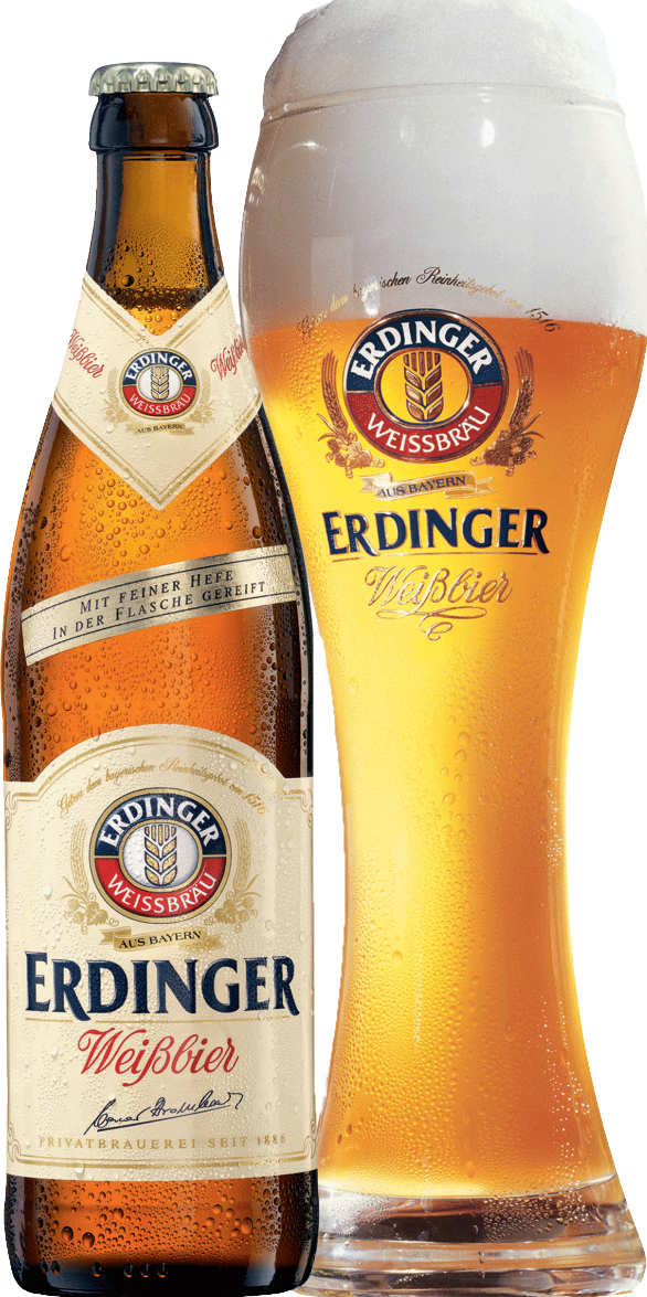 Erdinger Hefe Weissbier fles 50cl 